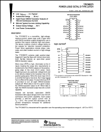 datasheet for TPIC6B273DWR by Texas Instruments