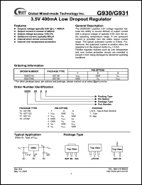 datasheet for G931T24T by 