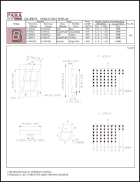 datasheet for A-3001G by 