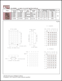 datasheet for A-5580SR by 