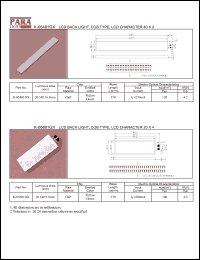 datasheet for K-05401GX-P by 