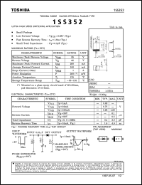 datasheet for 1SS352 by Toshiba