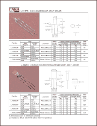 datasheet for L-409EGW by 