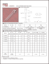 datasheet for L-53AEIR1C by 