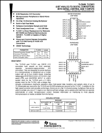 datasheet for TLC541IDW by Texas Instruments