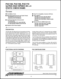 datasheet for P4C168-25JC by 