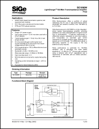 datasheet for SE1000W by 