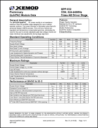 datasheet for QPP-030 by 