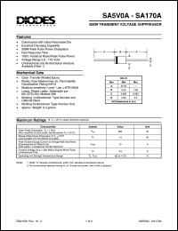 datasheet for SA15(C)A by 