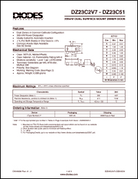 datasheet for DZ23C9V1 by 