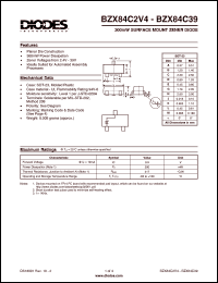 datasheet for BZX84C6V8 by 