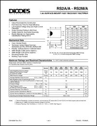 datasheet for RS2J/JA by 