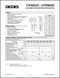 datasheet for STPR840DF by 