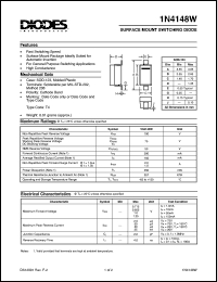 datasheet for 1N4148W by 