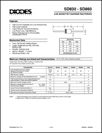 datasheet for SD840 by 