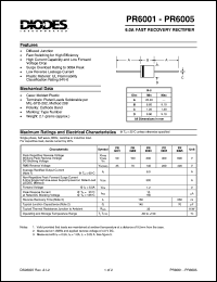 datasheet for PR6005 by 