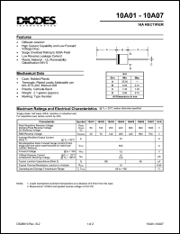 datasheet for 10A01 by 