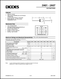 datasheet for 2A01 by 