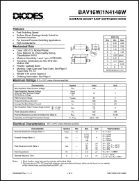 datasheet for 1N4148W-7 by 