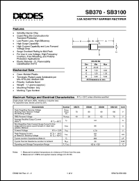 datasheet for SB3100 by 