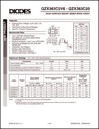 datasheet for QZX363C12-7 by 