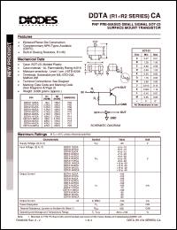 datasheet for DDTA143FCA by 