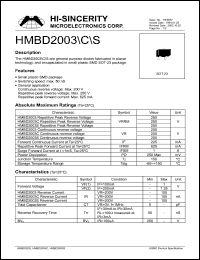 datasheet for HMBD2003S by 