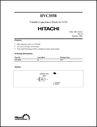 datasheet for HVC355B by 