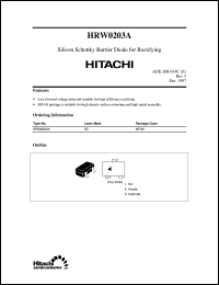 datasheet for HRW0203A by 