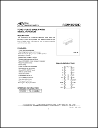 datasheet for SC9102C by 