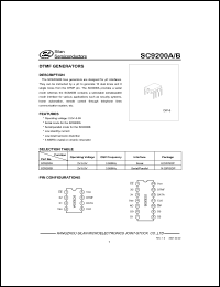 datasheet for SC9200A by 