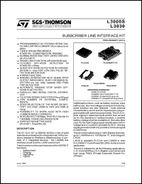 datasheet for L3000SX by SGS-Thomson Microelectronics