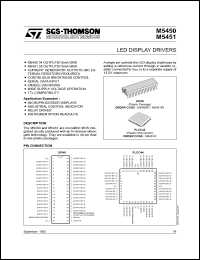 datasheet for M5451Q by SGS-Thomson Microelectronics