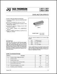 datasheet for L601C by SGS-Thomson Microelectronics