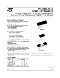 datasheet for ST62P09CB3/XXX by SGS-Thomson Microelectronics