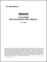 datasheet for MC68HC001RC8 by Motorola
