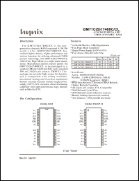 datasheet for GM71CS17400CLJ-6 by 