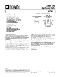 datasheet for BUF04GBC by Analog Devices