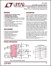 datasheet for LTC1159IS by Linear Technology