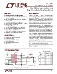 datasheet for LTC1148LCS-3.3 by Linear Technology