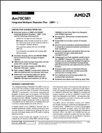 datasheet for AM79C981JC by AMD (Advanced Micro Devices)