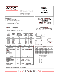 datasheet for SK56L by 