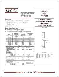 datasheet for GP10B by 