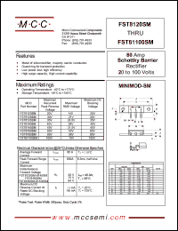 datasheet for FST8160SM by 