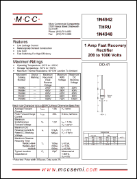 datasheet for 1N4942 by 