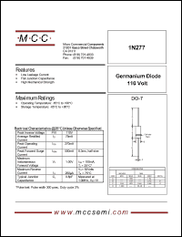 datasheet for 1N277 by 