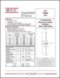 datasheet for 1F1 by 