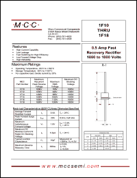 datasheet for 1F10 by 