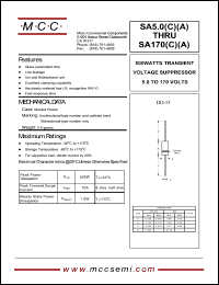 datasheet for SA18C by 