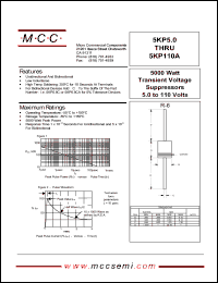 datasheet for 5KP28CA by 